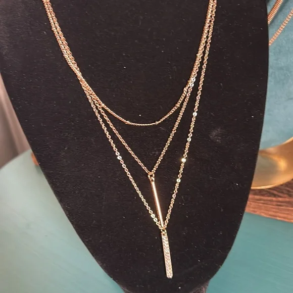 New Lot 8 Piece Gift Christmas Bulk Gold Tone Necklace Fashion Jewelry Set - Picture 3 of 16